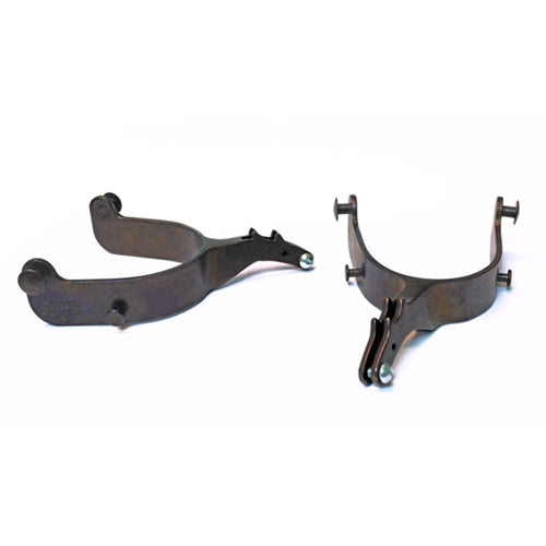 Draggin' Head Bull Spurs - 26° Turned Down & Twisted