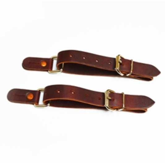 1" Leather Spur Straps